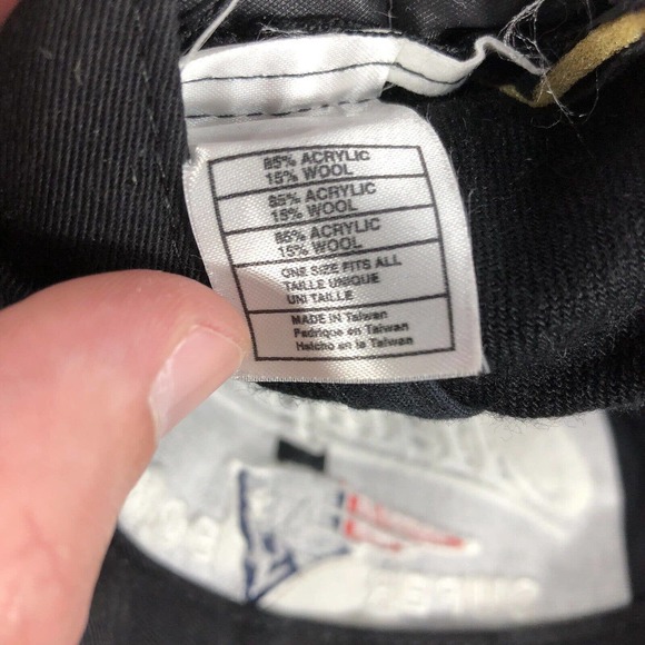 New England Patriots Super Bowl XXXVIII Champions Black Football Hat Cap Men NFL - Picture 10 of 10